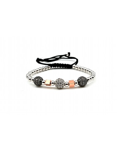 SPARKLE  BALLS BRACELET SILVER